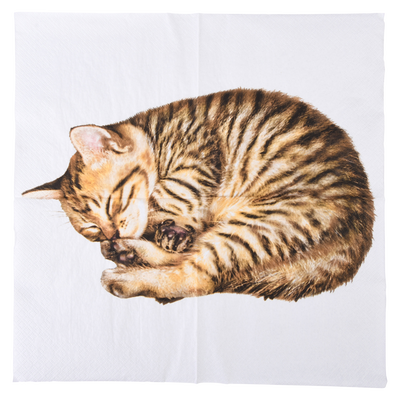 Servilleta Papel Gato 33x33 20 unidades